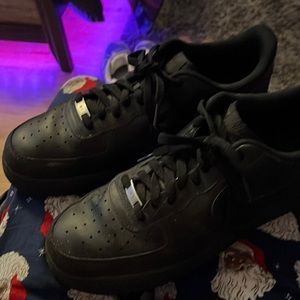 Black Air Force ones